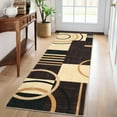 thumbnail image 6 of Modern Washable Area Rugs, Contemporary Geometric Circles Carpet with Non-Slip Backing, 6 of 9