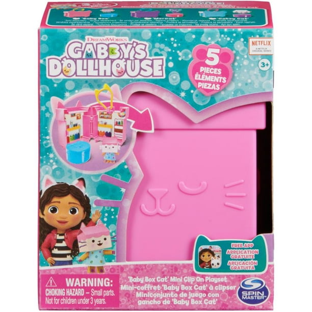 Gabby's Dollhouse, Salle de jeux Carlita Purr-ific avec figurine  Chabriolette, accessoires, meubles et boîtes surprises, jouets pour enfants  à partir de 3 ans 