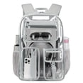 thumbnail image 3 of PRIYAL Cusangel Heavy-Duty Transparent Backpack, TPU Large Capacity Clear Backpack, Essential for Sports Events, Home & Travel, Black Transparent Backpack Women's Shoulder Bag, 3 of 13