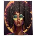 thumbnail image 6 of FREEAMG African Girl Shower Curtain Waterproof Washable Shower Bath Curtain 60x72 Inch Bathroom Decoration Fabric Shower Curtains with 12 Hooks, 6 of 6