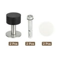 thumbnail image 3 of 2Pack Door Stoppers, Self-Adhesive Cylindrical Door Stop Wall Protector 60mm Black, 3 of 7