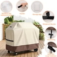 thumbnail image 3 of YEERSWAG Gas Grill Cover 58", Waterproof BBQ Cover with Windproof  Straps & Drawstring, 420D Oxford Fabric Universal BBQ Grill Cover Fits Weber Spirit Char-Broil Nexgrill Brinkmann, Beige, 3 of 8