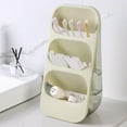 thumbnail image 5 of Light Green Plastic Multi-Layer Organizer, Kitchen Cosmetic Storage Shelf for Bathroom, Sturdy & Space-Saving, Easy to Clean, 5 of 6