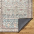 thumbnail image 3 of Mark&Day Washable Rugs, 2x3 Kyeisha Traditional Pale Blue Area Rug, Blue Cream Brown Carpet for Living Room, Bedroom or Kitchen (2' x 2'11", Machine Washable), 3 of 6
