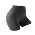 thumbnail image 4 of Pantalones cortos de yoga DYNWAVEMX para mujer atléticos de cintura alta GRIS SM, 4 of 8