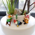 thumbnail image 4 of 3 PCS Climbing Gnomes Tree Faces Decor Outdoor for Yard, Outdoor Fairy Garden Resin Crafts, Flower Pot Landscape Dwarf, Micro Landscape Pendant Ornaments，Flower Pot Pendant, 4 of 5
