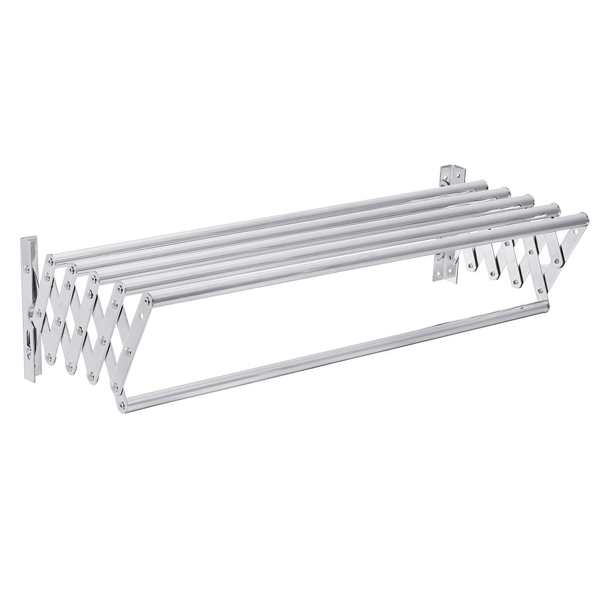 Stainless Steel Wall Mounted Expandable Clothes Drying Rack Towel Rack