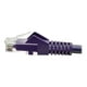 Eaton Tripp Lite Series RJ-45 (m) (RJ45 Cat6 15 ft UTP Gigabit Snagless Molded () Ethernet Cable M/M), PoE, Purple,. (4.57 M) - Câble de Raccordement - à RJ-45 (M) - 15 ft - UTP - CAT 6 - IEEE 802.3ab/IEEE 802.5 - Moulé, Sans Accrochage, Échoué - Violet – image 3 sur 5