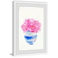 thumbnail image 2 of Bushy Pink Vase Framed Painting Print, 2 of 6