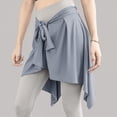 thumbnail image 3 of Asqwmvz Clearance Yoga Pants Women Running Leggings for Women Women's Yoga Skirt with Shorts High Waisted Dance Skirt with Tie Band, 3 of 5