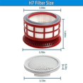 thumbnail image 2 of Repuestos de Filtros HEPA JINMJMXG para aspiradora robot H7, 2 of 5