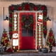 thumbnail image 4 of Pancartas de nailon para porche, decoraciones navideñas, pancartas de Feliz Navidad, letrero navideño para puerta de porche, pancartas de bienvenida para pared, decoración para fiestas en el hogar, de, 4 of 6