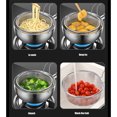 thumbnail image 4 of Multifuntional 304Stainless Steel Colander Frying Basket High Efficiency for Efficient Straining and Draining in Kitchen, 4 of 8