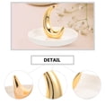 thumbnail image 3 of SHISUYAN 1pc Ceramic Jewelry Display Tray Moon Design Earrings Rings Storage Tray Decor, 3 of 9