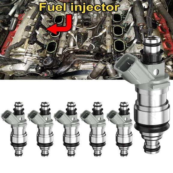 6 Fuel Injectors 6PCS 23209-62030 FOR 1995-1998 Toyota 4Runner 3.4L V6