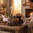 thumbnail image 6 of Christmas Train Diffuser, Vintage Steam Train Essential Oil Diffuser, Cool Mist Aromatherapy Diffuser with Timer for Home, Office, Birthday and Holiday Gift, 6 of 8