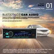 Single 1 Din Car Radio FM USB Bluetooth TF