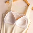 thumbnail image 4 of Thermal Tank Top for Women Fleece Lined Thermal Shirts Sleeveless Tops Camisole Warm Base Layer Vest Cold Weather Beige XXL, 4 of 7