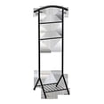 thumbnail image 3 of Pilaster Designs HAVA467 Pilaster Designs - Black Tubular Metal Suit Valet Rack Stand Organizer, 3 of 4