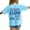 Light Blue, variant on Akiihool Cute Tops for Girls Girl's Short Sleeve T Shirts Crewneck Classic Fit Tops Summer Casual Tee (Red,6-7 Years)