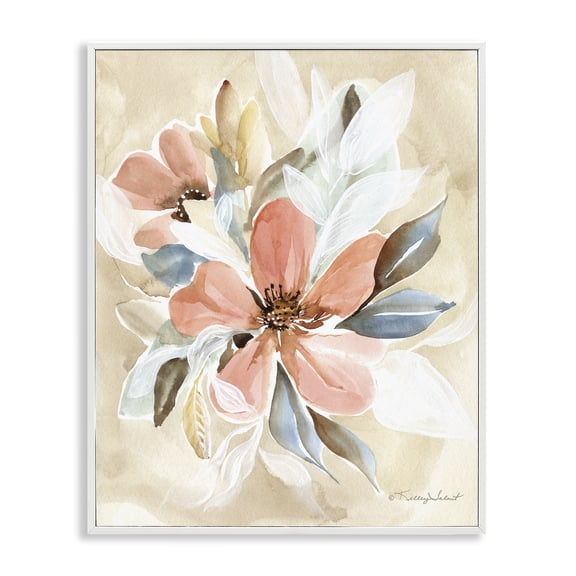 Stupell Industries Cottage Pink Lily Floral Bunches White Framed Giclee Art, 11 x 14, by Kelley Talent