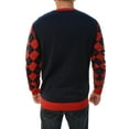 thumbnail image 3 of Ugly Christmas Sweater Men's Golfing Santa With 3D Pop Out Hat Sweatshirt, 3 of 4