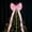 Pink, variant on Jinswick 24 x 71 Inches Christmas Extra Large Bows Christmas Tree Topper Decor Giant Xmas Tree Toppers Bows for Home Wreath Wall Backdrop Birthday Wedding Party Decorations(Gold)