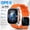 Orange, variant on 2025 Smartwatch: GPS, Compass, Waterproof, Wireless Calling, 100+ Sports Modes, Voice Assistant, Metal Frame, Fashion Bracelet