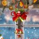 thumbnail image 3 of Adornos decorativos de campana de Navidad, colgante, campanas , artesanías para vacaciones, bricolaje, arreglo artesanal, pared interior Estilo E Soledad Campana de vacaciones, 3 of 8