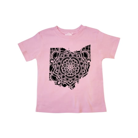 

Inktastic Ohio Silhouette Mandala Gift Toddler Boy or Toddler Girl T-Shirt