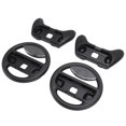 thumbnail image 2 of Game Grip Handle Steering Wheel Ergonomic Design Controller Game Grips Kit with Indicator Light for Switch Joy Con, 2 of 5