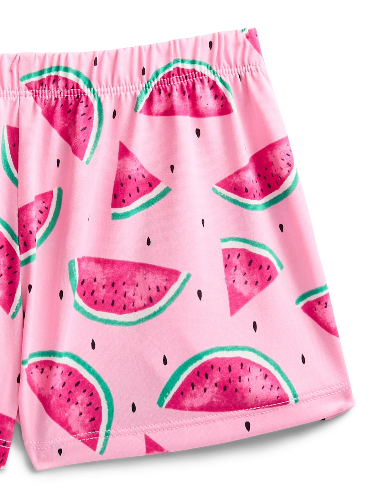Wonder Nation Girls Tank Top and Shorts Pajama Set, 2-Piece, Sizes 4-18