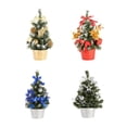 thumbnail image 3 of Billuyoard Árbol de Navidad de 20cm, Artificial, decoración de Navidad falsa, regalo de ambiente DIY, artesanía para festivales, centro Type3 NO3, 3 of 6