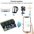 thumbnail image 4 of Smart Home WiFi Relay Switch - 4 Channels, DC Input, Wireless Remote Control for Lights & Appliances, Multi-Functional Smart Home Automation Device with Reliable Performance and Flexible Control, 4 of 6