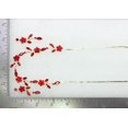 thumbnail image 5 of Faship Gorgeous Red Rhinestone Crystal Floral Necklace Earrings Set, 5 of 5