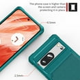 thumbnail image 4 of TECH CIRCLE Wallet Case for Google Pixel 8, Credit Card Slots Holder Luxury PU Leather Cover, Magnetic Car Mount Shockproof Lens Protective Case for Google Pixel 8 2023, Green, 4 of 7