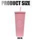 thumbnail image 2 of Taza de agua reutilizable con tapa resellable, taza de agua de plástico de 24 oz, 2 of 5