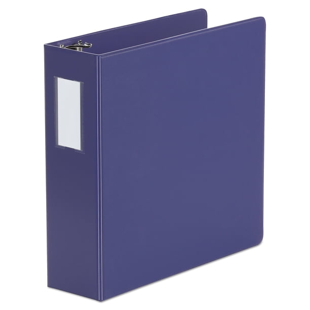 Universal Deluxe Non View D Ring Binder With Label Holder 3 Rings 3 