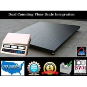 NEW 5'x5' (60"x60") Dual counting Floor Scale | pallet size | 10,000 capacity!