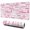 Pink Breast Cancer-2, variant on Long Mouse Pads for Desk,Pink Breast Cancer and Love Desk Mats on Top Of Desks, Desk Mouse Pad Extra Large with 3mm Non-Slip Base and Stitched Edge for Gaming,Office,Work,Home 31.5x11.8in