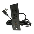 thumbnail image 1 of Tira de alimentación empotrada para muebles, toma de corriente empotrada en el escritorio con USB, toma de corriente empotrada en el escritorio de conferencias, ojal de alimentación de escri, 1 of 5