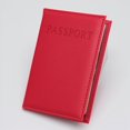 thumbnail image 1 of Funda de cuero para pasaporte, funda para pasaporte, funda para pasaporte, funda para pasaporte de cuero PU, funda para pasaporte, tarjetero, 1 of 3