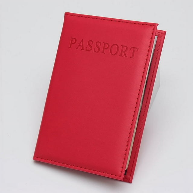 Funda de cuero para pasaporte, funda para pasaporte, funda para pasaporte, funda para pasaporte de cuero PU, funda para pasaporte, tarjetero