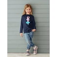 thumbnail image 2 of Bunny Ballerina Long Sleeve Toddler -Image by Shutterstock,  5 Toddler, 2 of 4