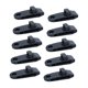 thumbnail image 3 of Paquete de 10 clips resistentes para lonas de tienda, sujetadores multiusos para toldos, tornillos de mariposa Negro, 3 of 9