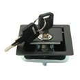 thumbnail image 4 of 8X Rv Car Paddle Entry Door Lock Latch Handle Knob Camper-Trailer Pull Type Panel Door Lock,8 x Lock 16 x Keys,black, 4 of 5