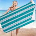 thumbnail image 6 of Beartech 4 Pack Oversized Microfiber Beach Towel, 30x60 inches Super Absorbent Quick Dry Camping Travel Towels Lightweight Outdoor Large Swim Towel for Adults, 6 of 11