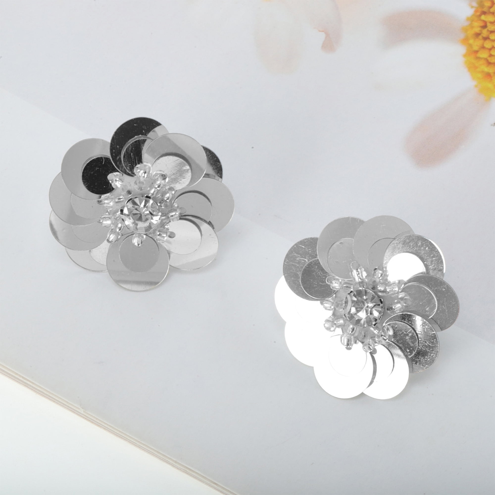 Unique Bargains Stylish Shoelace Charms for Personalization Silver Tone
