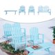 thumbnail image 5 of Silla de a 1/12, Mini modelo de muebles en miniatura para , decoración de de , accesorios de adorno artesanal, Azul Baoblaze miniaturas de casa de muñecas, 5 of 8