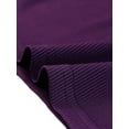 thumbnail image 5 of INSPIRE CHIC Women's Cut Out Dress Ribbed Knit Round Neck Side Slit Tank Sleeveless Maxi Dresses L Dark Purple, 5 of 6
